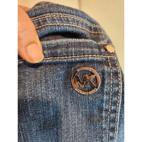 Michael Kors Women's Medium‎ Wash Denim low waist Jeans Size 6 Slim Fit - Picture 4 of 6